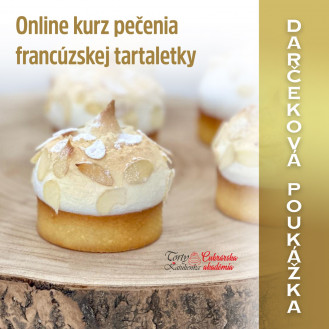 Darčeková poukážka na Online kurz pečenia francúzskej tartaletky